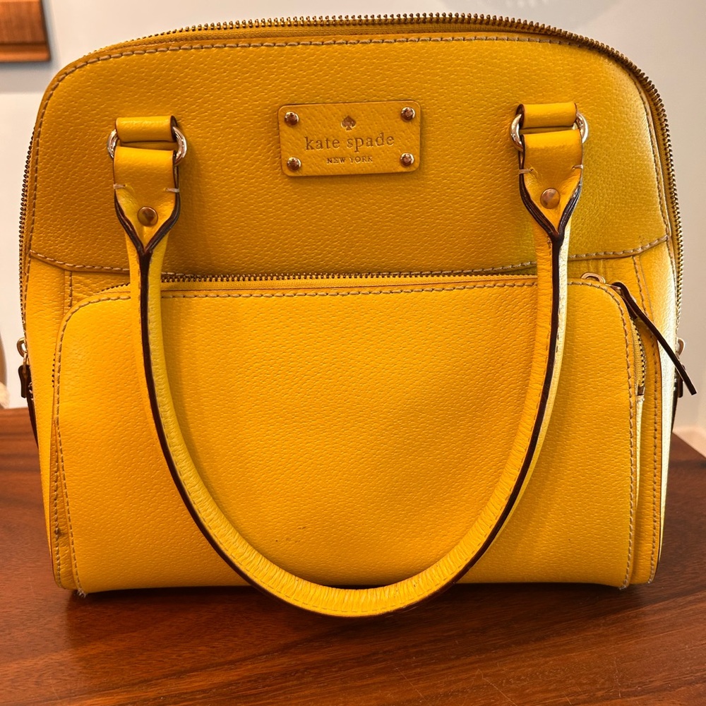 Kate Spade Vibrant Yellow Satchel